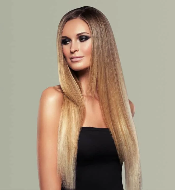 sandy blonde ombre hair