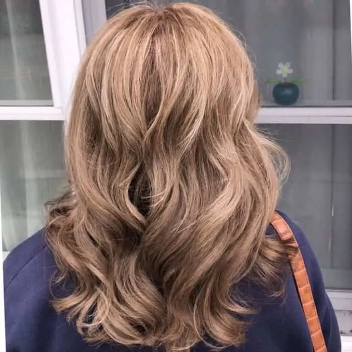 beige sandy blonde hairstyle