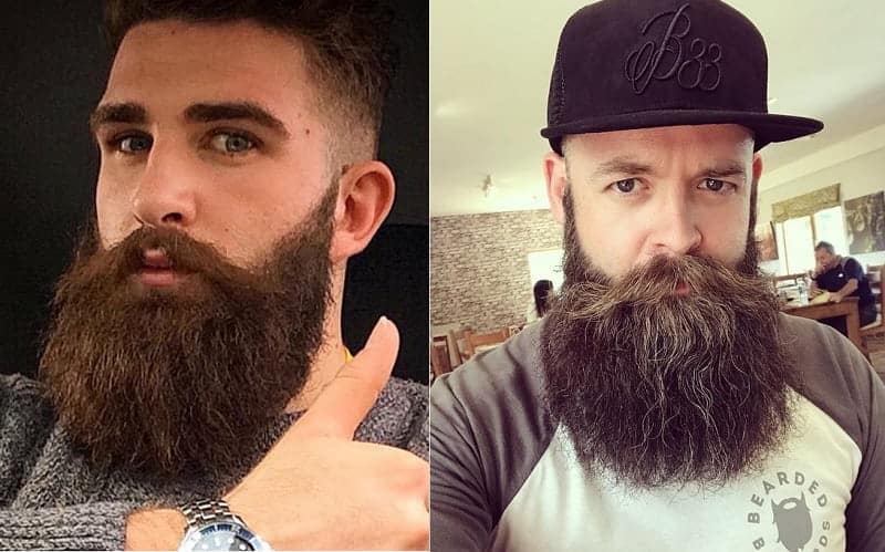 thick scruffy beard style for men