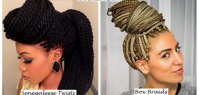 senegaleese twists and box braid difference