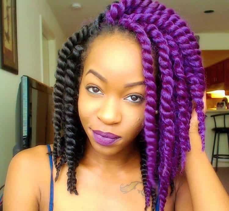 two toned senegalese twist hairstyles