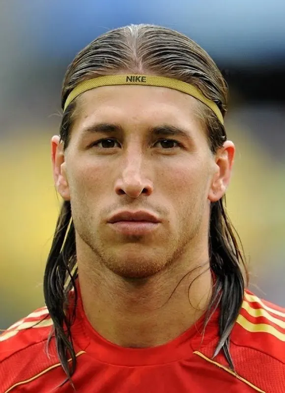 long hairstyle by Sergio Ramos
