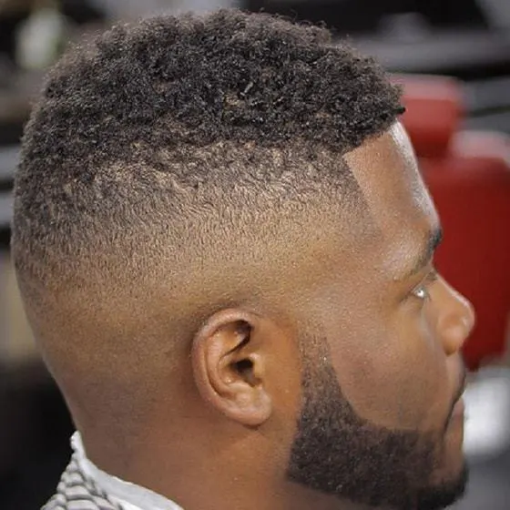 medium shadow fade haircut