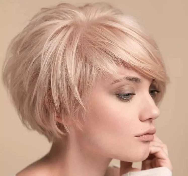 short shag for thick hair