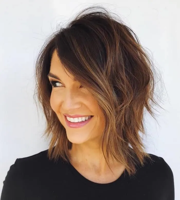 30 Sexiest Angled Bob Hairstyles You Need To Try In 2024   Shaggy Angled Bob .webp