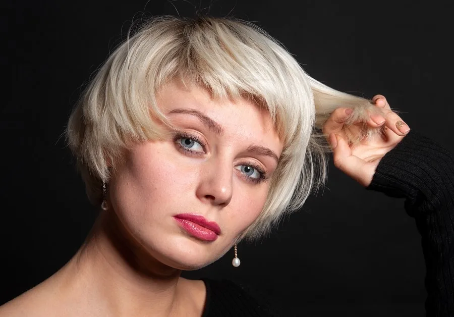 shaggy bob cut for straight hair