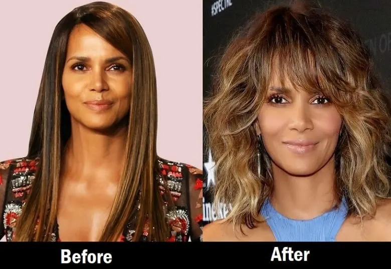 Halle Berry's Messy Shag Hairstyle