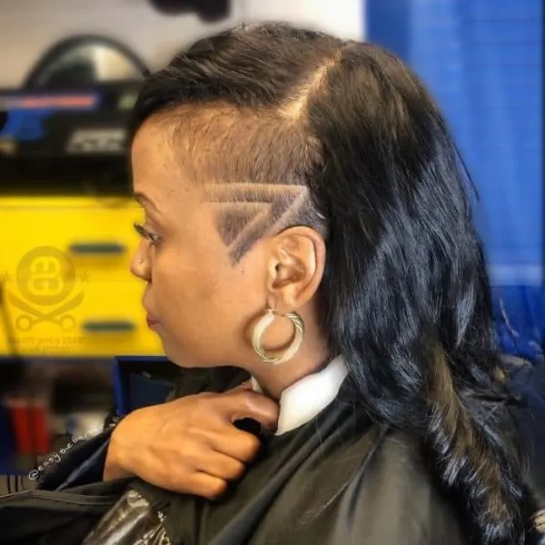 long undercut for black women