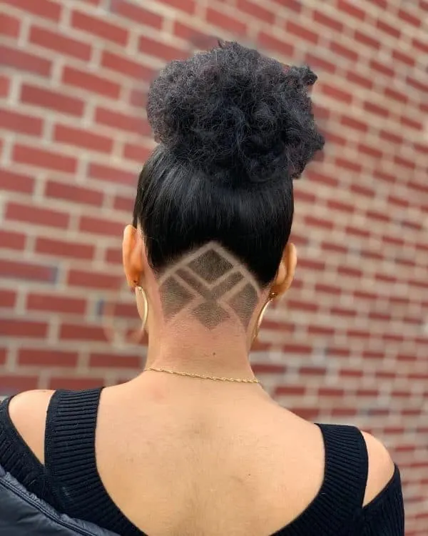 shaved hairstyles for black women