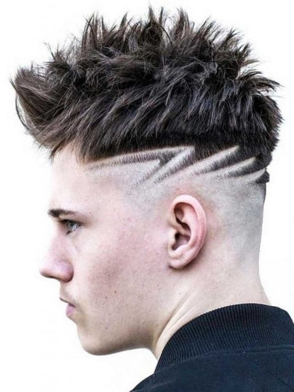 shaved sides hairstyles for guys
