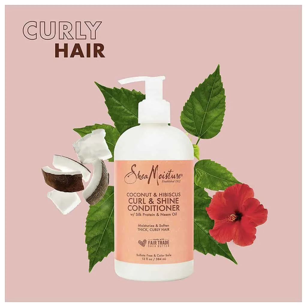 sheamoisture curl and shine conditioner for thick, curly hair