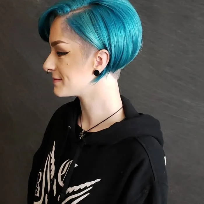 Short A-Line Bob with Undercut