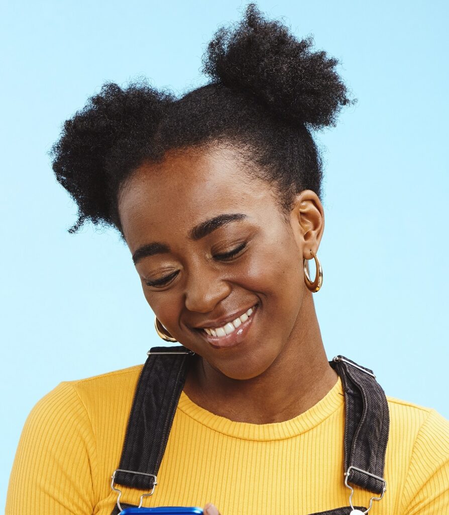 short afro pigtails for teen black girl