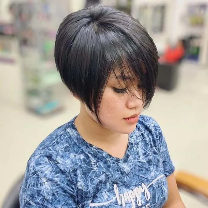 Short Asymmetrical Bob