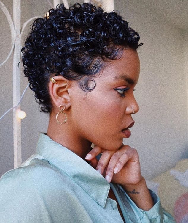 Short Back To School Hairstyle For Black Girls