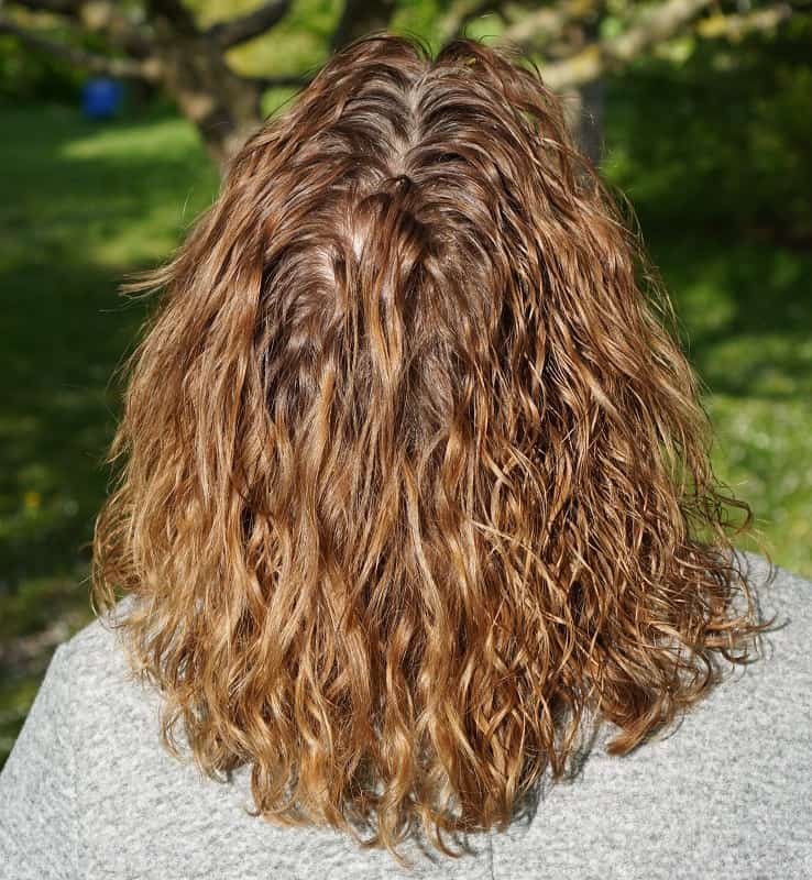 short beach wave perm