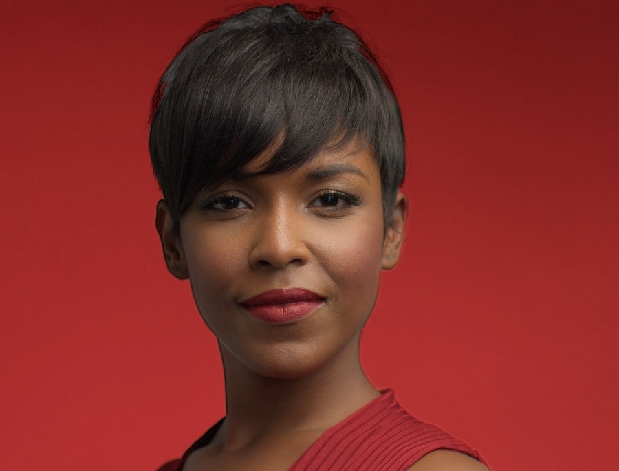 short black layered pixie cut for relaxed hair