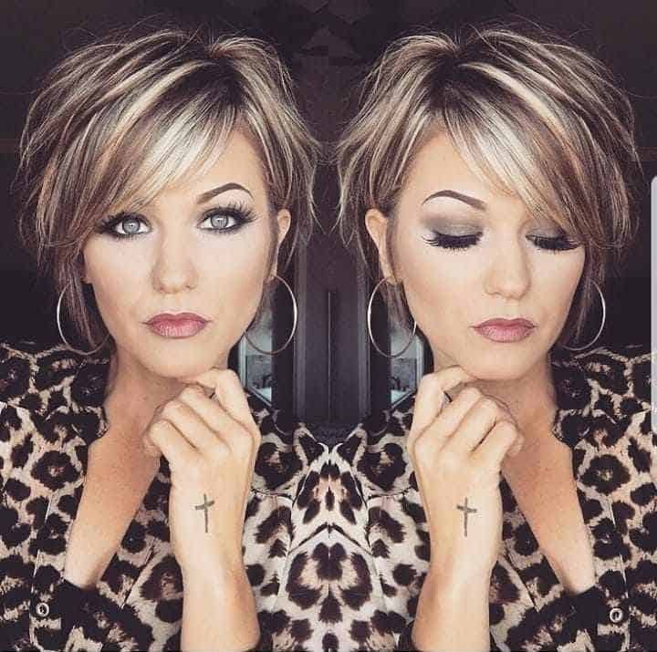 Top 15 Short Brown Hairstyles with Blonde Highlights (2023)