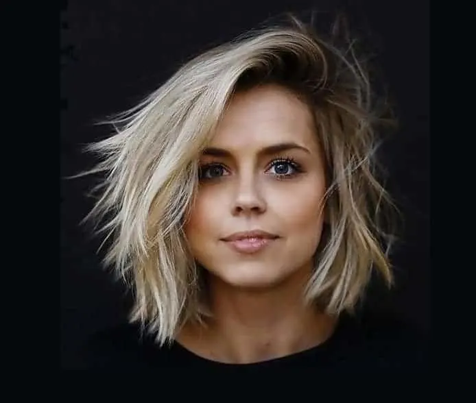 short choppy bob for thin hair 