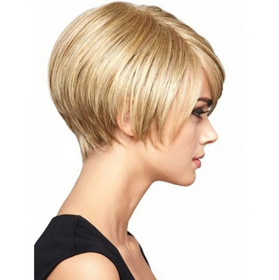 girl Short bob Choppy Hairstyle