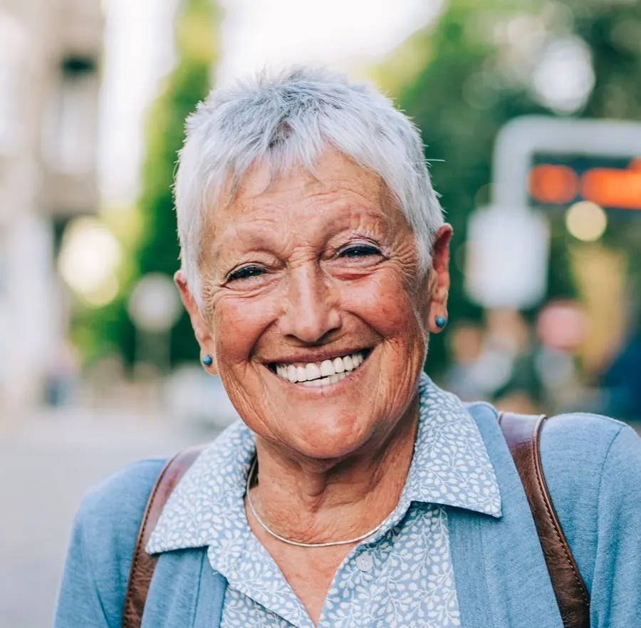 short choppy pixie cut for over 50