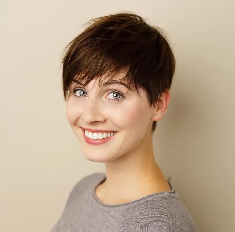 short choppy pixie for fine hair