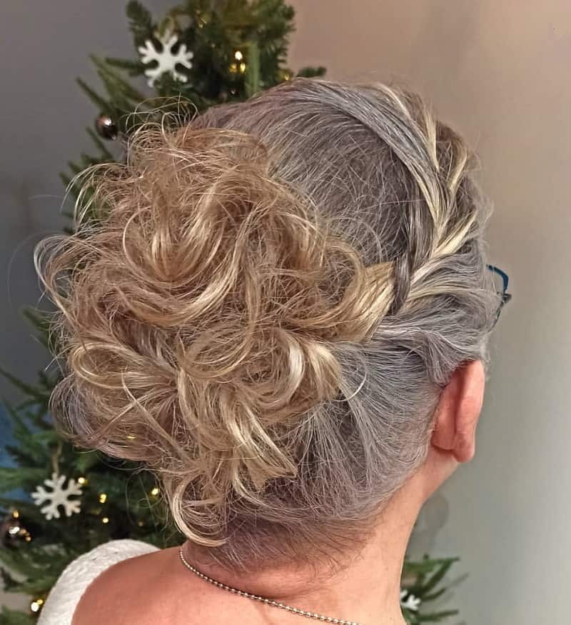 20 Mesmerizing Updos for Short Curly Hair
