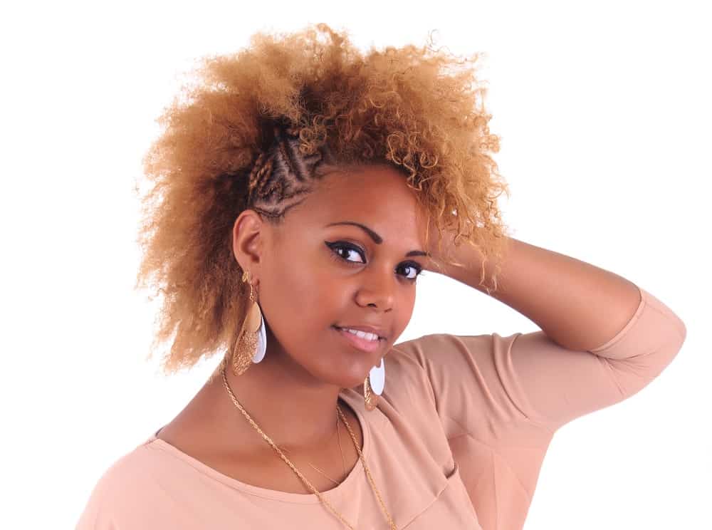 short edgy hairstyle for black women