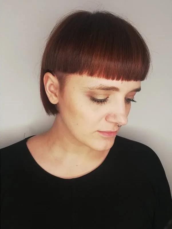 Short Fine Hair with Bangs