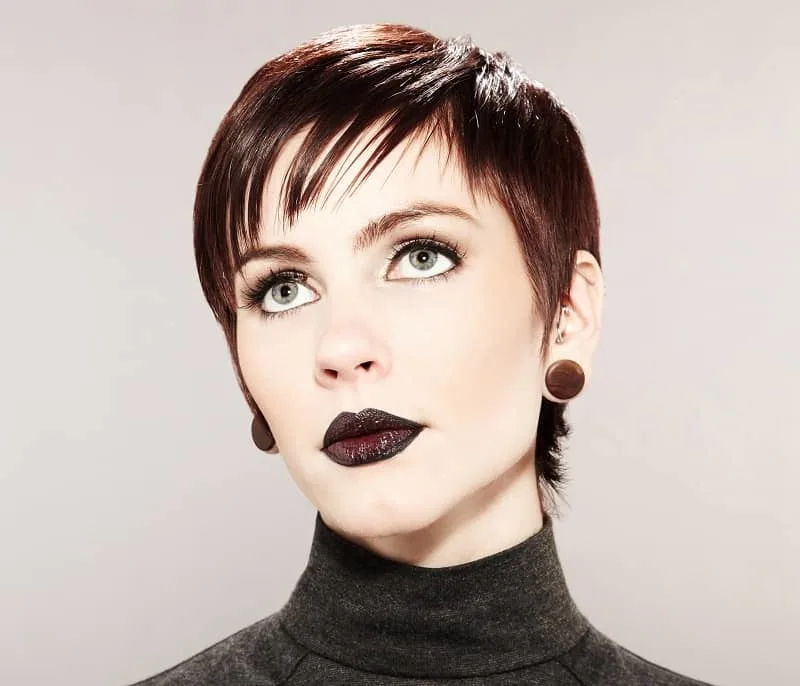 short gothic hairstyle