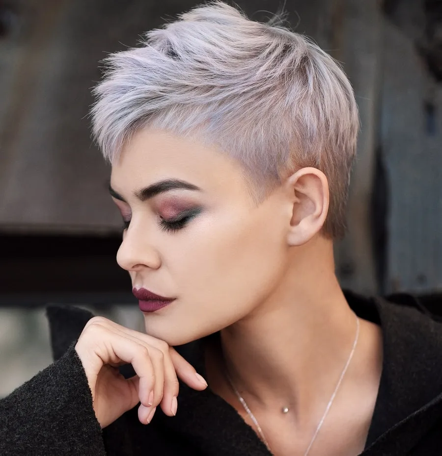 short grey hair color