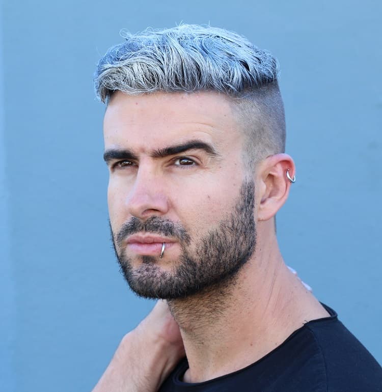 short hair color for man
