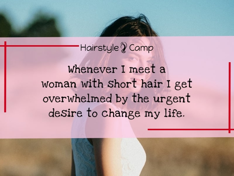 best short hair quotes