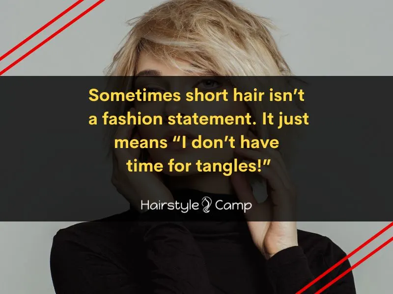 quotes about short hair