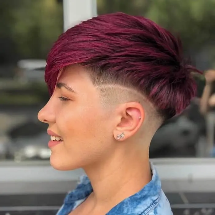 Pixie with Shaved Sides