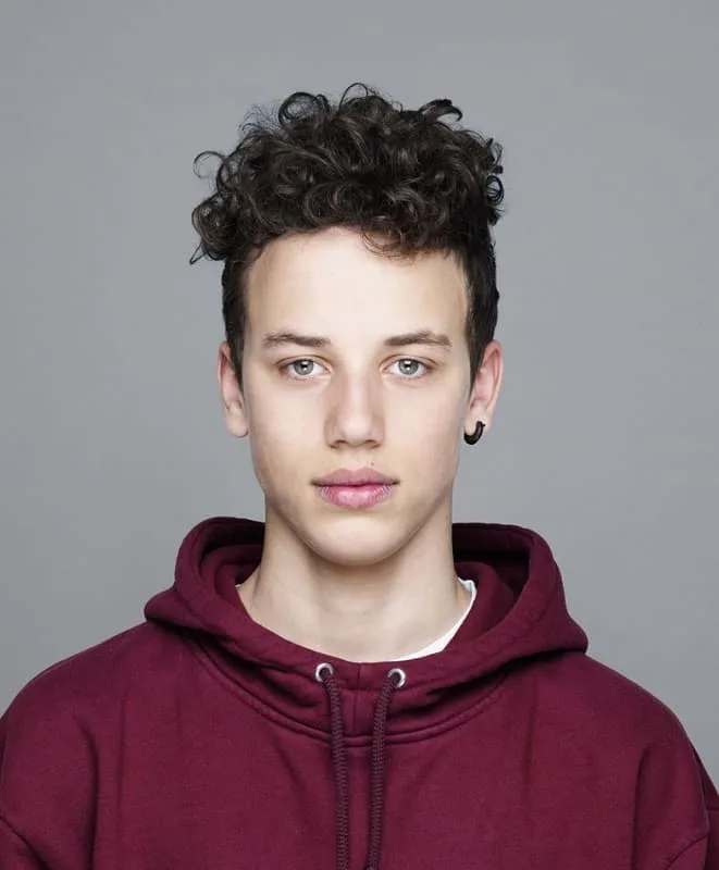 short haircut for teen boys