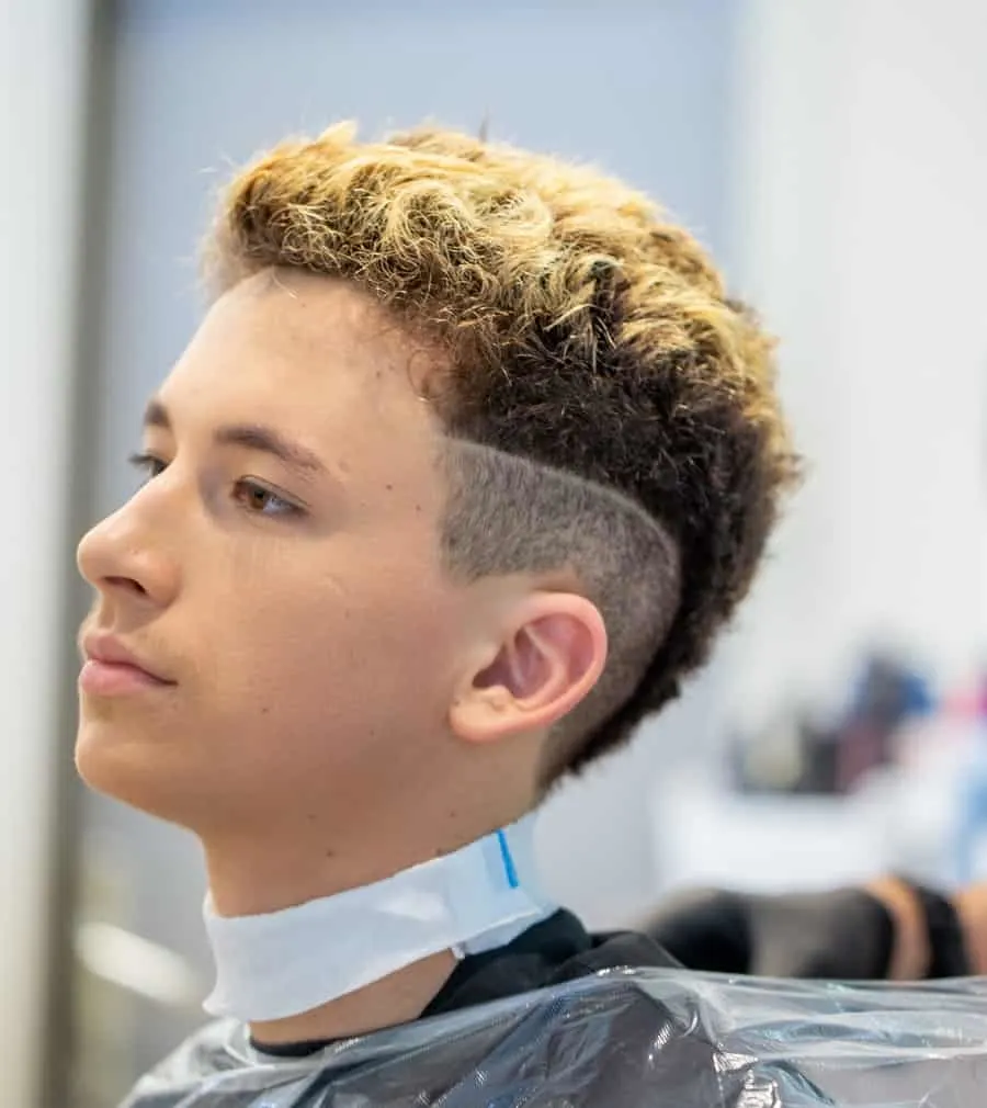 short haircut for teen boys