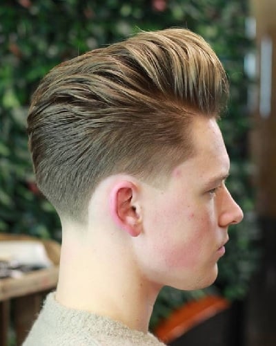 Pompadour Hairstyle for Teen Boys