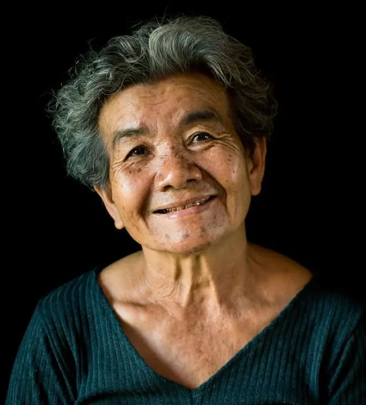 short haircut for asian women over 70