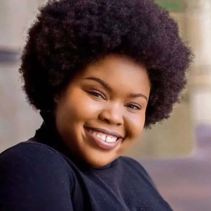 short afro haircuts for black women with round faces