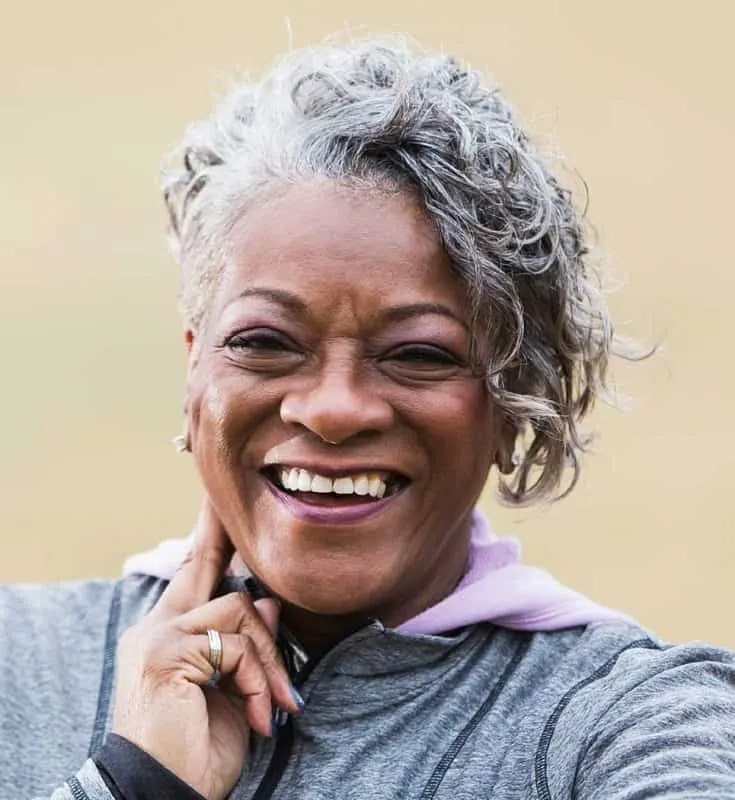 short hairstyle for black women over 50 