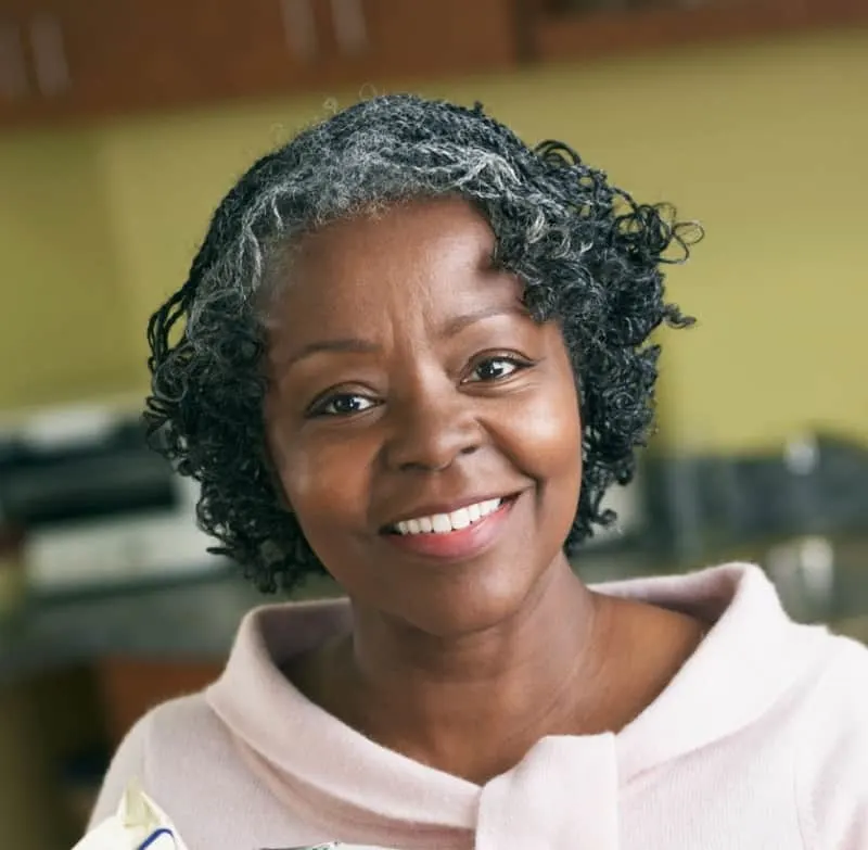 short hairstyle for black women over 50 