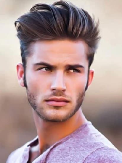 men's short hairstyle for thick hair