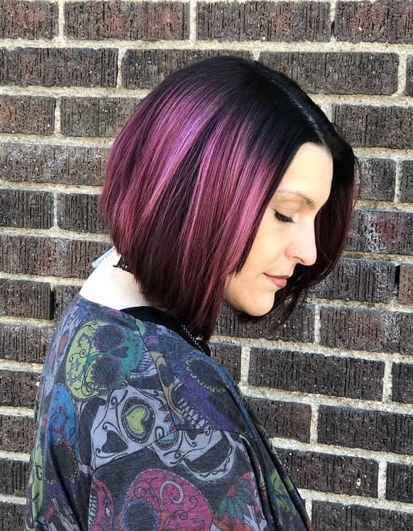 short ombre bob for straight hair