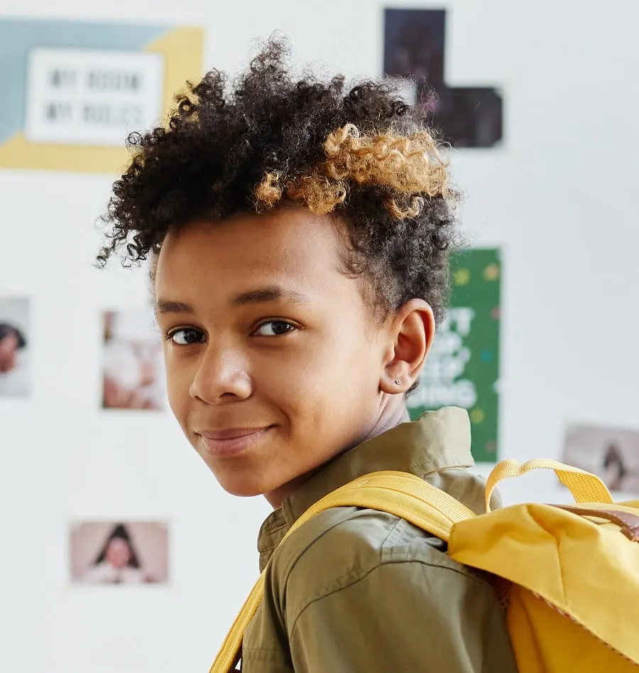 short afro hair for teenage guys