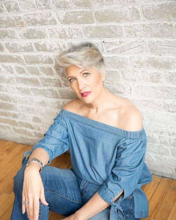 messy short hairstyles for women over 60