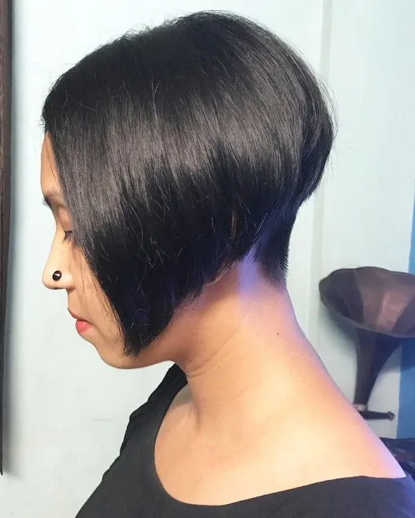 Short Inverted Bob For Thick Hair