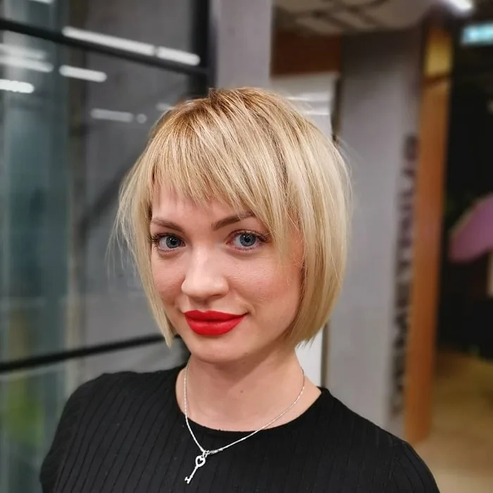 Short Layered Bob For Thin Hair