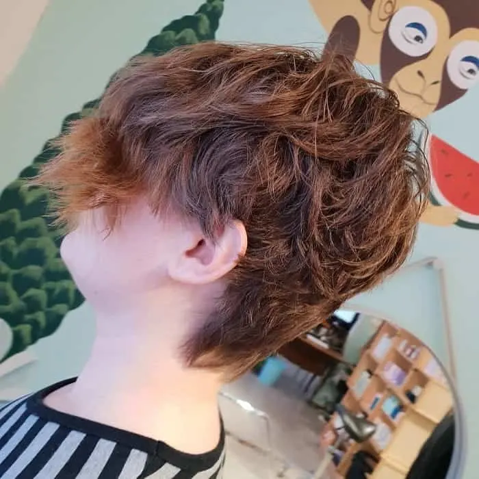 short layered hair