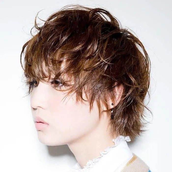 short layered fine hair with bangs